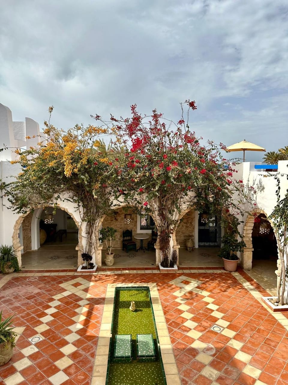 Property building, Patio
