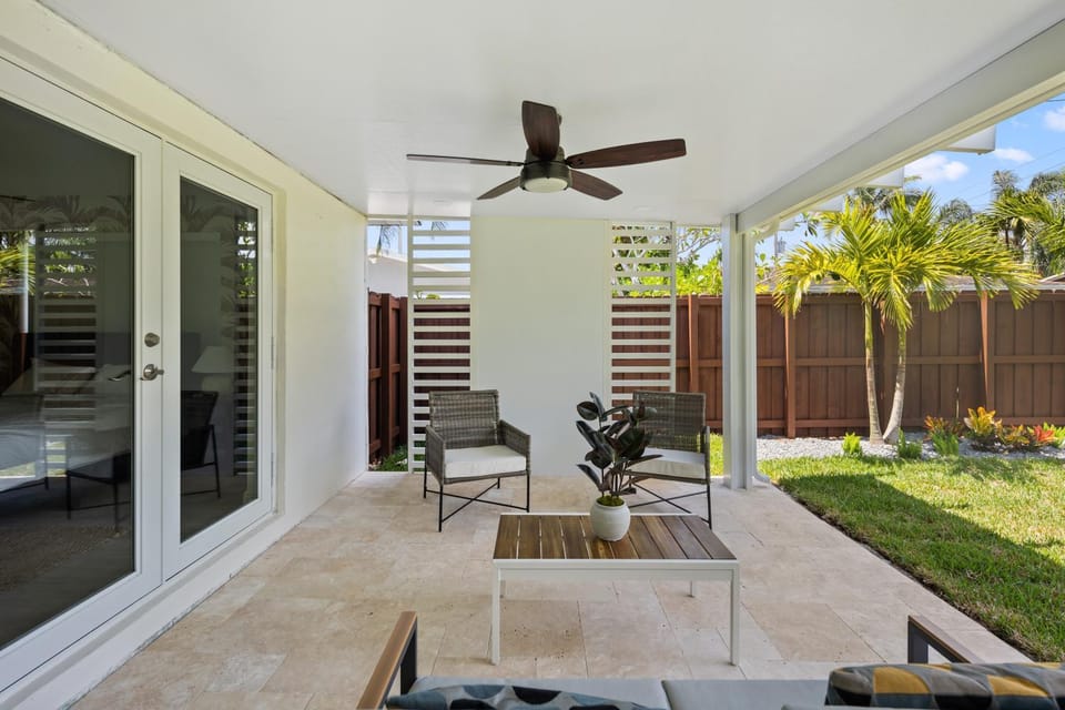 Patio, Garden, Seating area