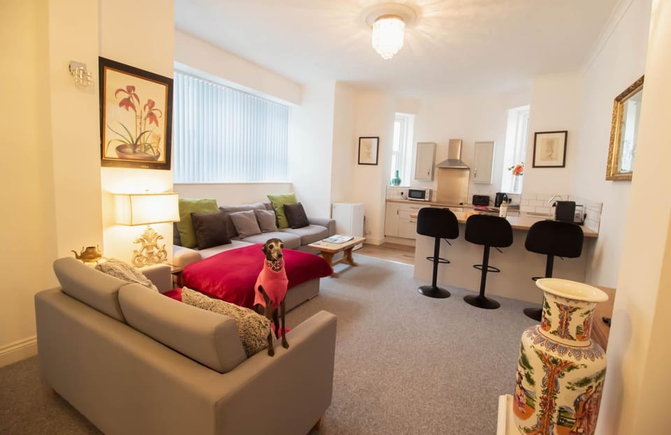 Kitchen or kitchenette, Living room, Seating area, internet, pet friendly