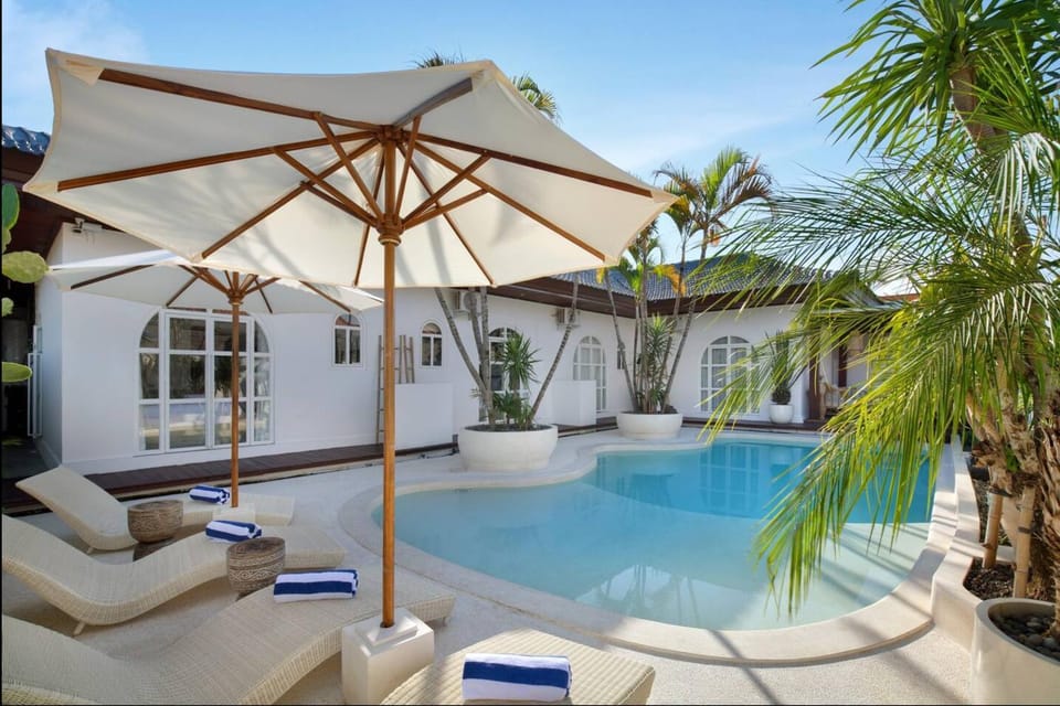 Property building, Pool view, Swimming pool, Internal: Not applicable to any particular room
