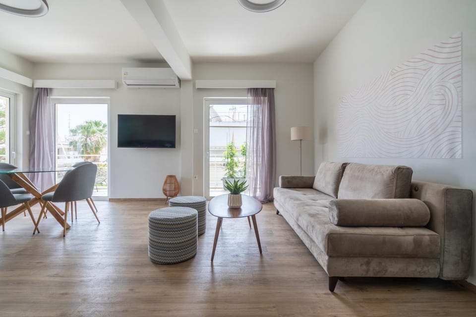 Sea View Stylish Penthouse in Varkiza Apartment in East Attica Regional Unit, Greece