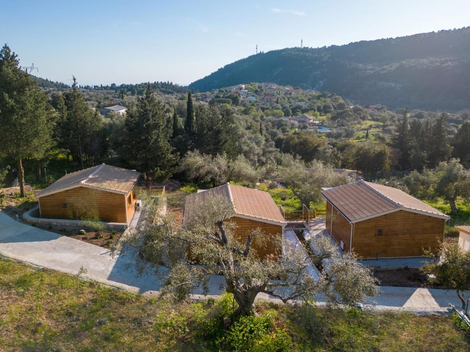 Property building, Spring, Day, Natural landscape, Mountain view