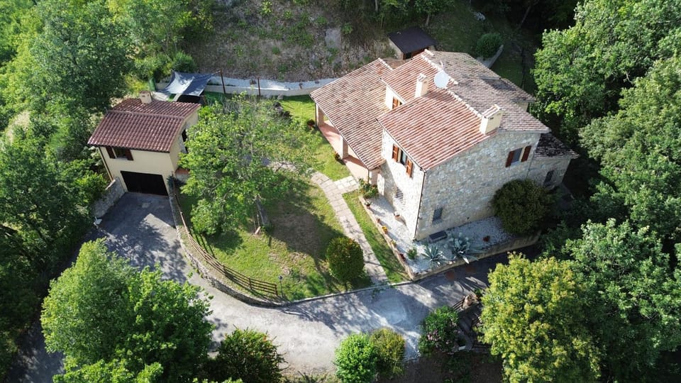 Property building, Spring, Day, Neighbourhood, Natural landscape, Bird's eye view