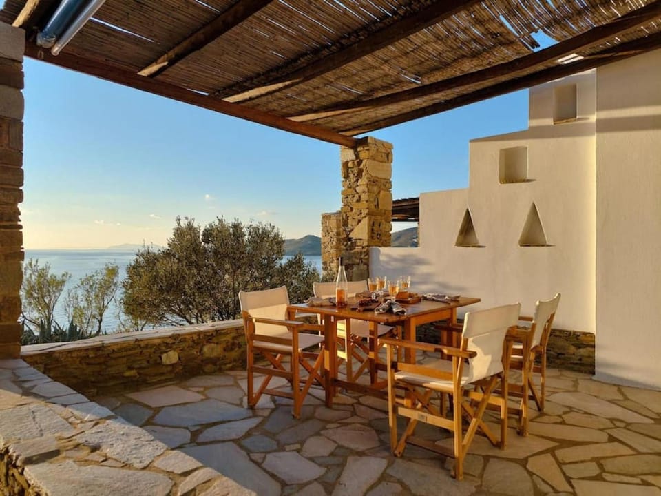 Stavros Cape Livas Sunset Villa House in Decentralized Administration of the Aegean