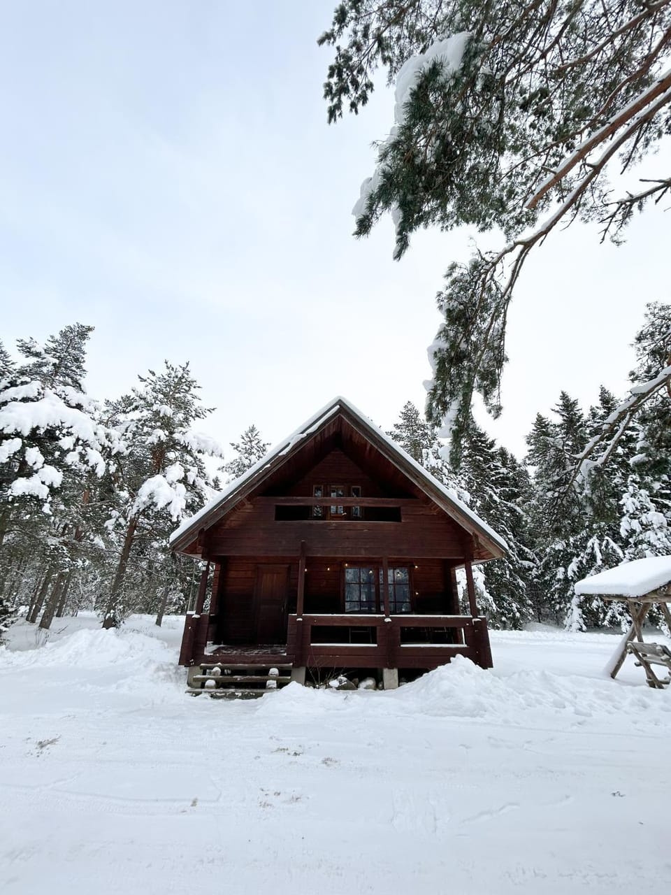 Property building, Day, Natural landscape, Winter