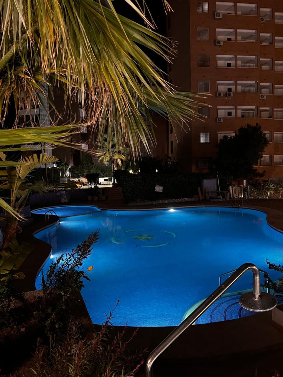 Night, Swimming pool