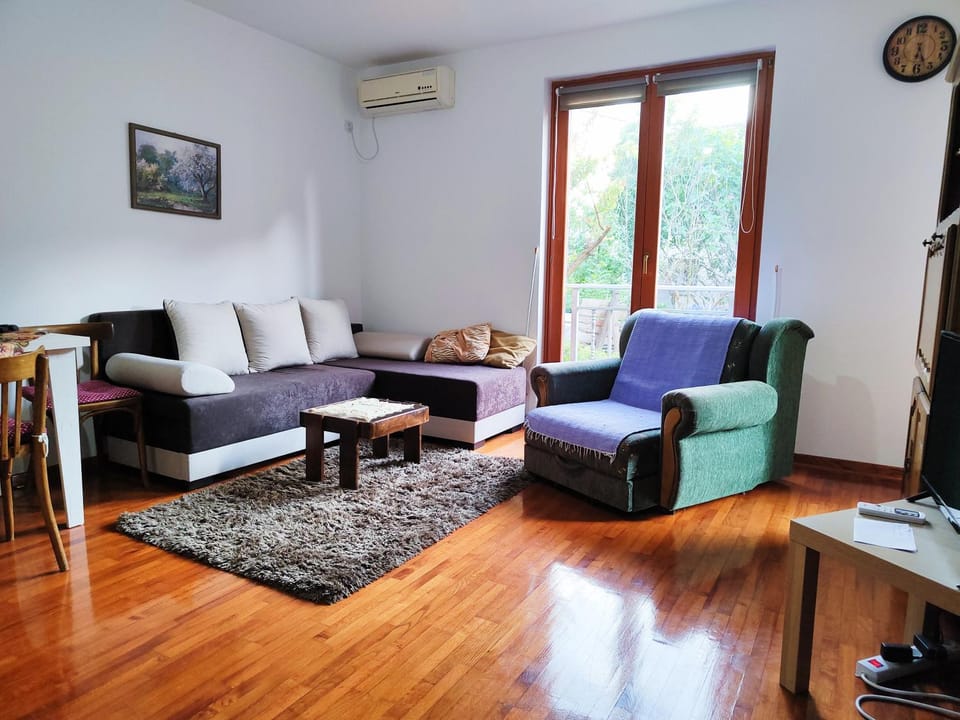 Living room, Seating area, air conditioner