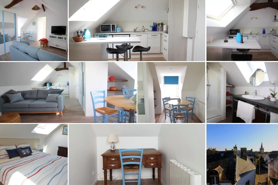 Appt T2 Les Hortensias 3 étoiles centre Plouharnel proche mer Apartment in Brittany