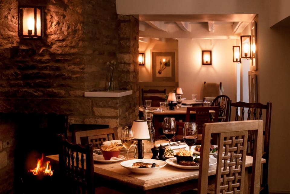 The Three Horseshoes Inn in West Oxfordshire District