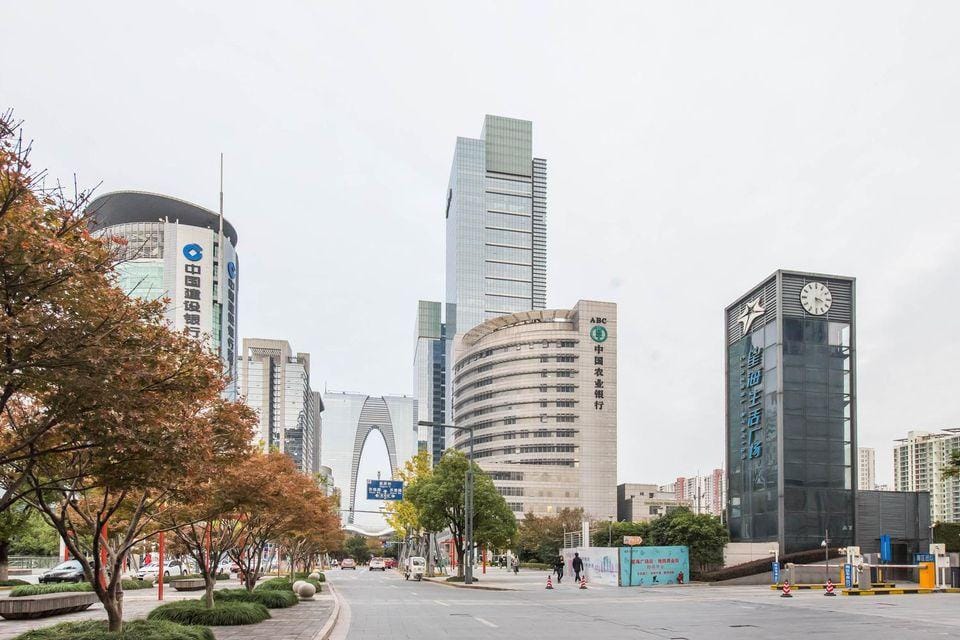 GYA Hotel Suzhou Industrial Zone Jinji Lake Oriental Gate Hotel in Suzhou