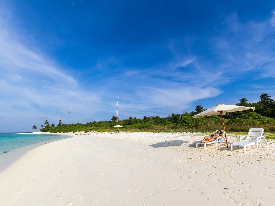 Private beach