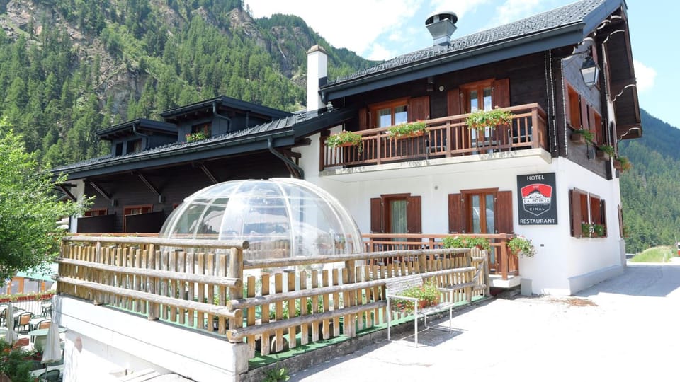Pointe de Zinal Hotel in Canton of Valais