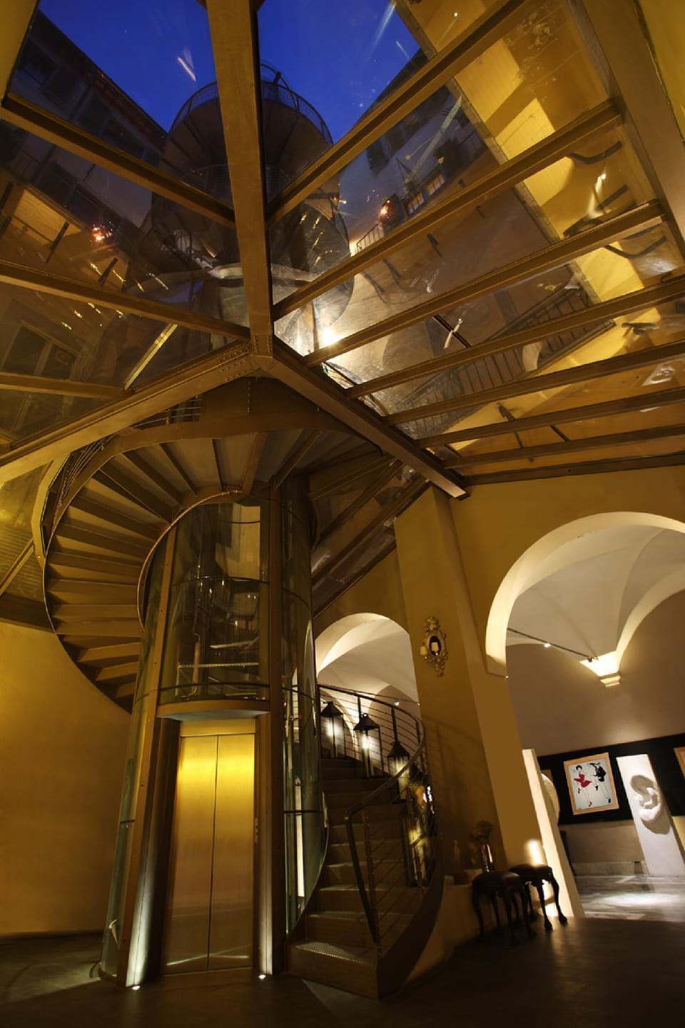 Interior view