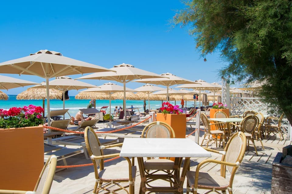 Private beach