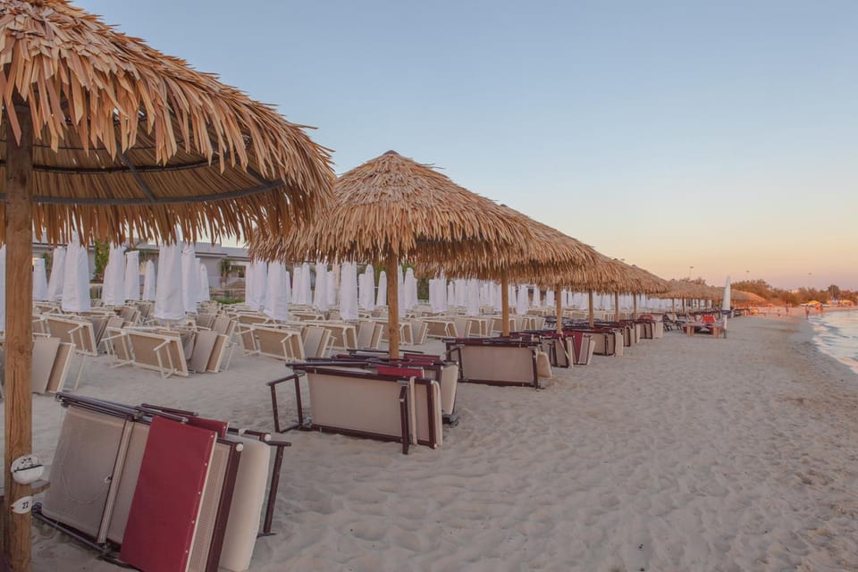Private beach