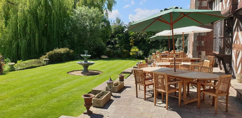 Albright Hussey Manor Hotel in Wales