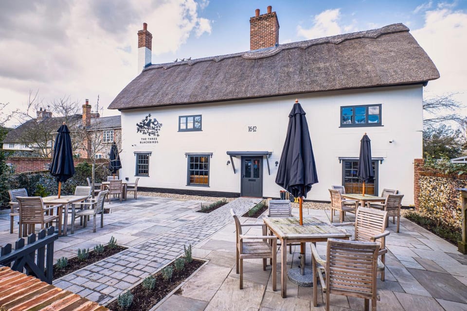 The Three Blackbirds Inn in St Edmundsbury District