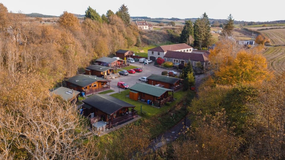 The Steadings Log Cabins Lodge in Scotland