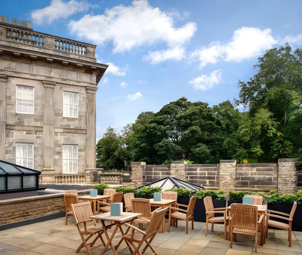 Buxton Crescent Hotel in High Peak District