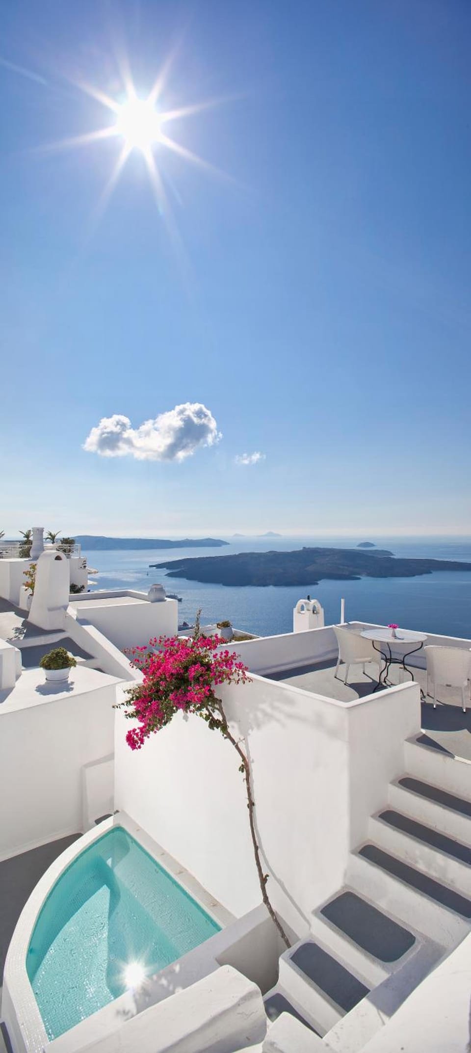 Cliff Side Suites Hotel in Thera
