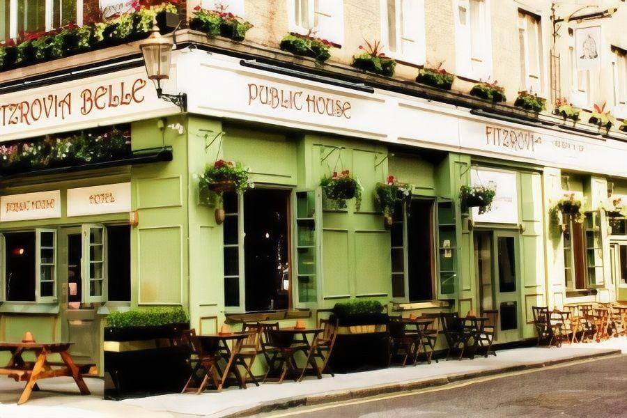 The Fitzrovia Belle Hotel Inn in London Borough of Islington