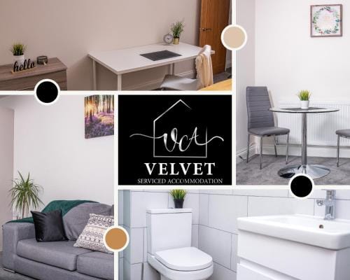 1 Bed House at Velvet Serviced Accommodation Swansea with Free Parking & WiFi - SA1 Hotel in Swansea