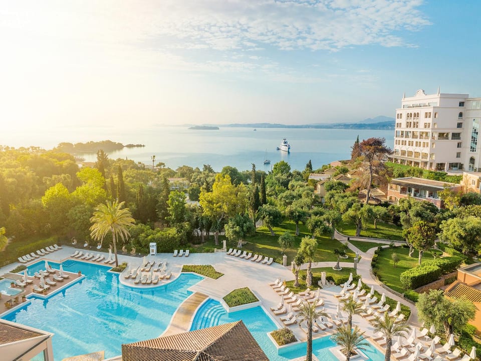 Grecotel Eva Palace Resort in Corfu, Greece