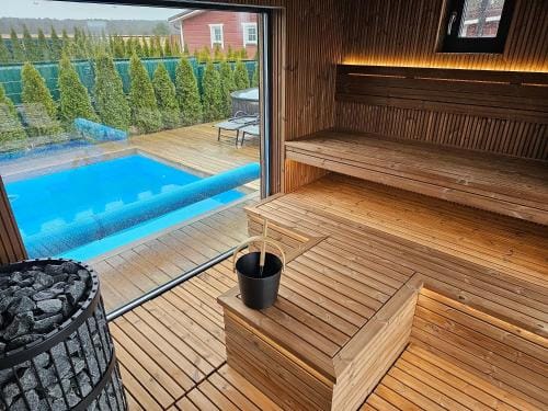 DREAM HOUSE PALANGA WITH PRIVATE SWIMMING POOL, Hot Tub and Sauna Hotel in Palanga