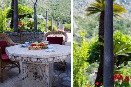 Rooms at Castle from XVI century Zamagna, Mali Zaton bay Hotel in Dubrovnik-Neretva County