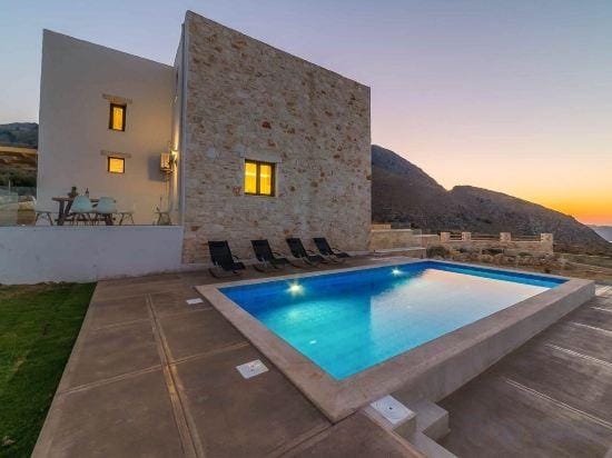 Villa Lulla Large Heated Private Pool Sea Views A C Wifi - 3200 Hotel in Crete