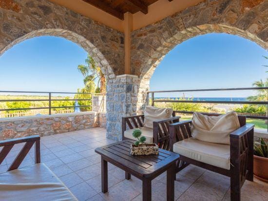 Andreas Beach Villa Large Private Pool Walk to Beach Sea Views A C Wifi Car Not Required - 1654 Hotel in Crete