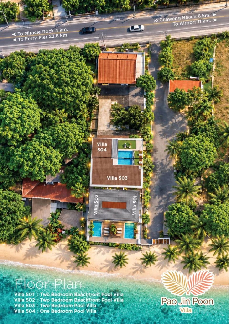 Pao Jin Poon Pool Villa Resort in Ko Samui