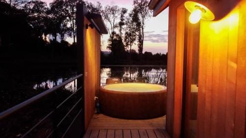 Les pavillons de La Libellule Lodge in Wallonia, Belgium