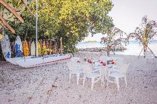 Private beach