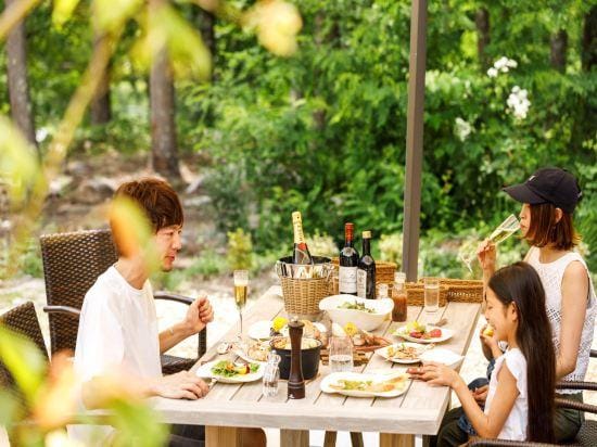 Glamorous Dining Tateshina the Camp Hotel in Nagano Prefecture