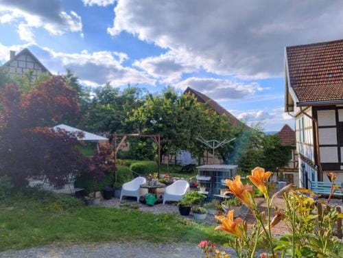 Minicamping und B&B Apartment Hintergarten Hotel in Thuringia, Germany