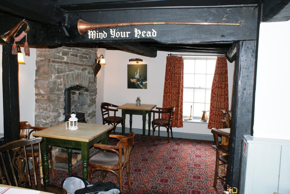 The Old Black Lion Inn in Hay-on-Wye