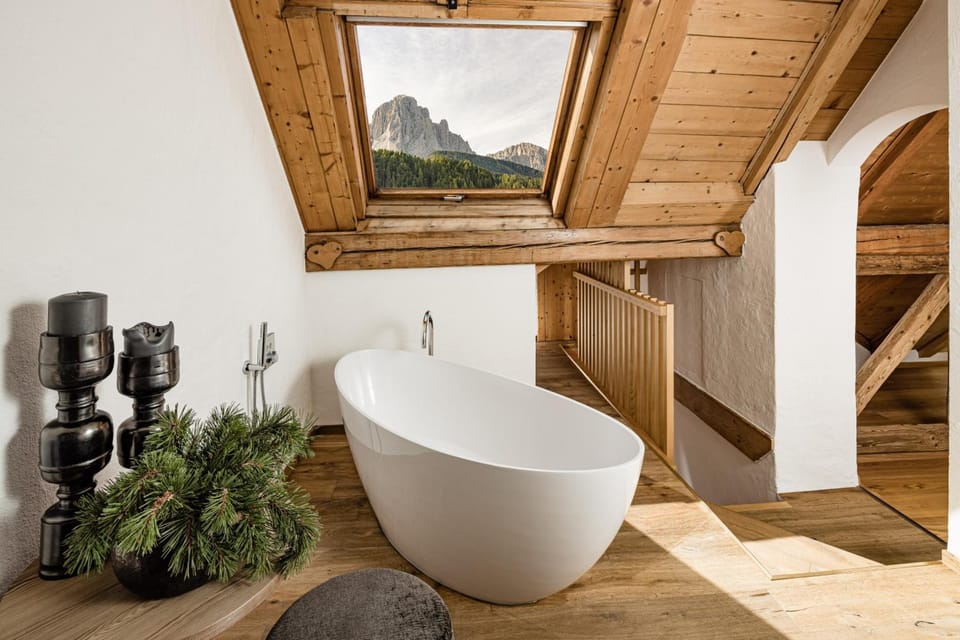 Open air bath