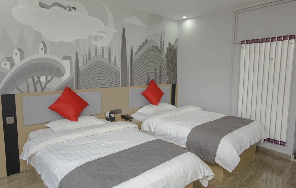 Thank Hotel Shandong Zaozhuang Tengzhou Jinghe Bridge Haishangmingyue Hotel in Jiangsu