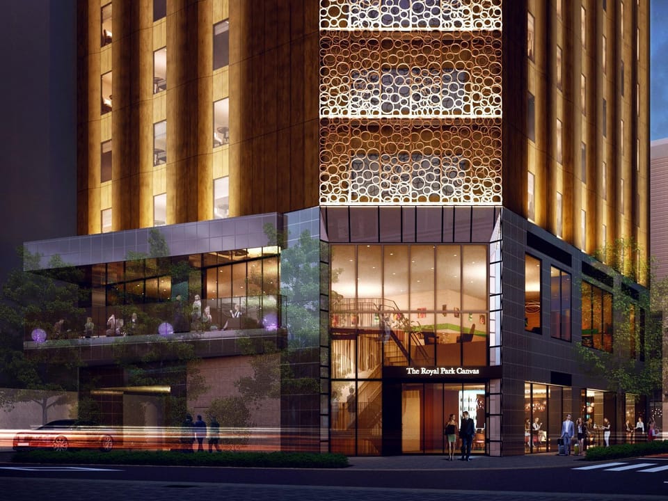 The Royal Park Canvas Ginza Corridor Hotel in Japan