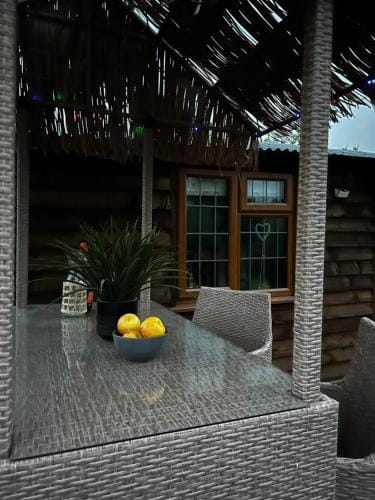 Four seasons with hot tub Country retreat Lodge in Wales
