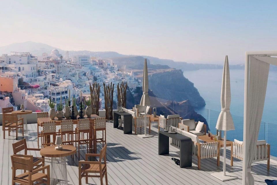 Mythical Blue Luxury Suites Hotel in Thera