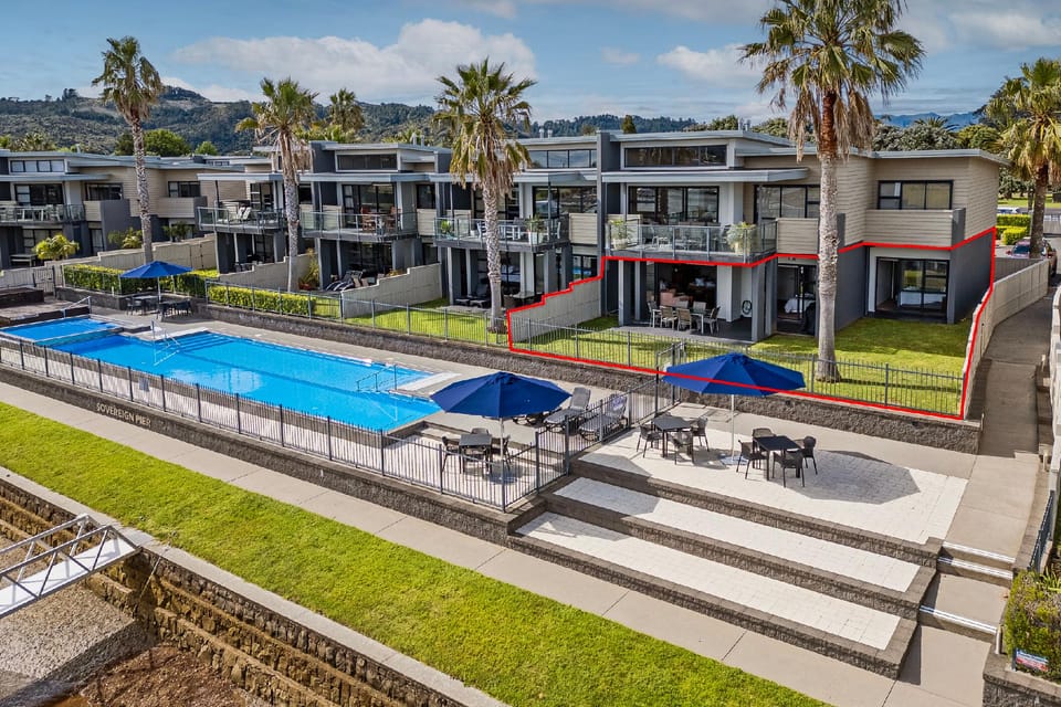 Sovereign Pier on the Waterways Resort in Whitianga