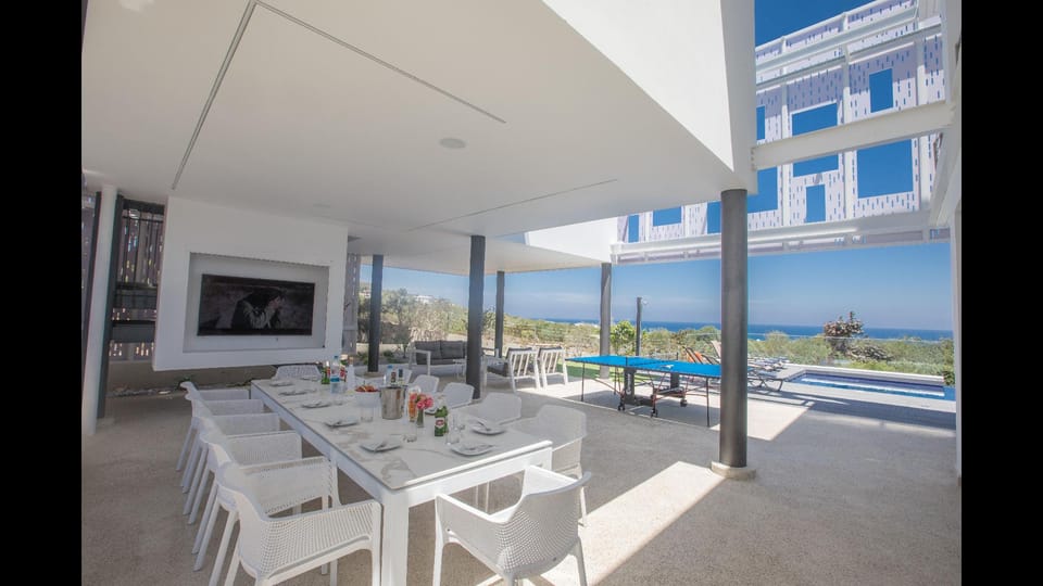 Villa Prcv614, Luxury 6bdr Protaras Villa with Pool and Panoramic Sea views Resort in Protaras