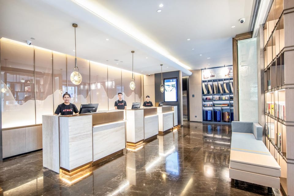Atour Hotel North Qingdao Railway Station Middle Chongqing Road Hotel in Qingdao