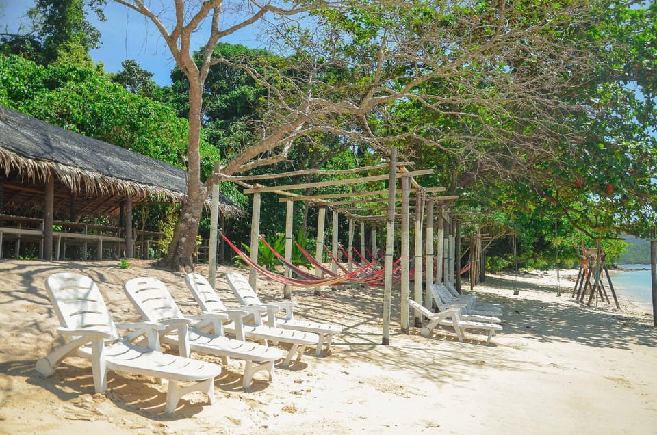Private beach
