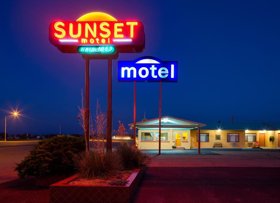 Sunset Motel Moriarty Motel in New Mexico