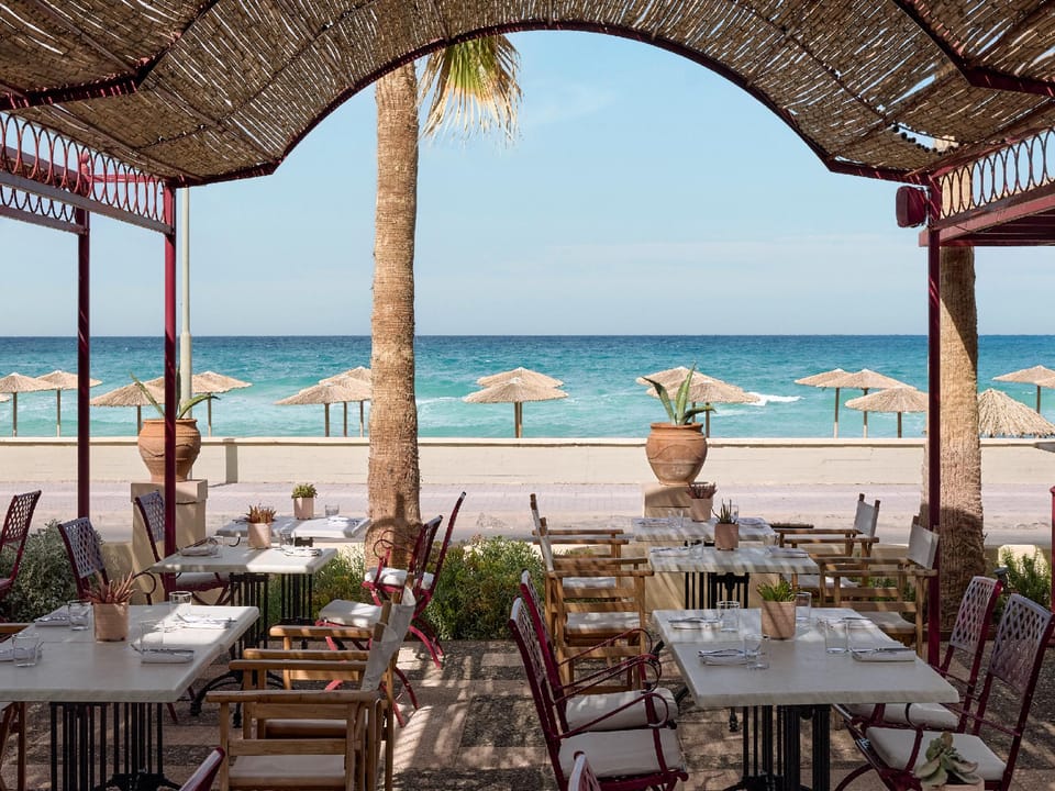 Grecotel Plaza Beach House Hotel in Rethymno