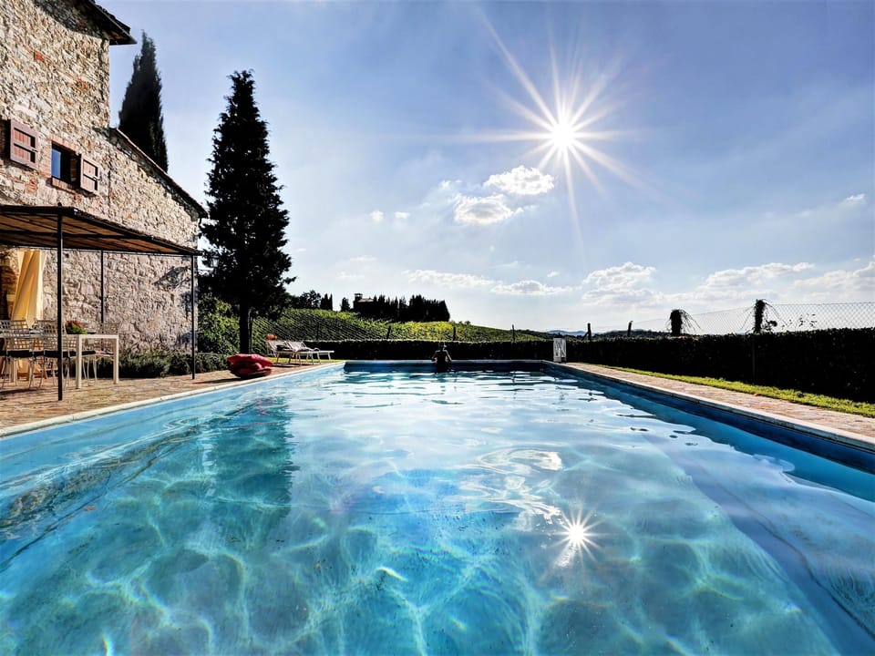 Villa in Chianti with Pool  Tennis Court Hotel in Radda in Chianti