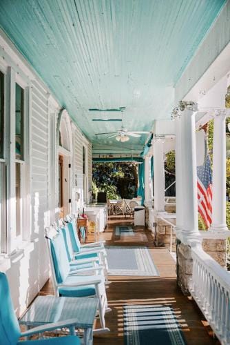 King Suite Balcony - at James House Inn in Key West